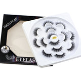 HBZGTLAD New 7 pairs natural false eyelashes fake lashes long makeup 3d mink lashes eyelash extension mink eyelashes for beauty