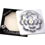 HBZGTLAD New 7 pairs natural false eyelashes fake lashes long makeup 3d mink lashes eyelash extension mink eyelashes for beauty