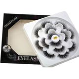 HBZGTLAD New 7 pairs natural false eyelashes fake lashes long makeup 3d mink lashes eyelash extension mink eyelashes for beauty