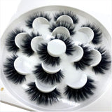 HBZGTLAD New 7 pairs natural false eyelashes fake lashes long makeup 3d mink lashes eyelash extension mink eyelashes for beauty
