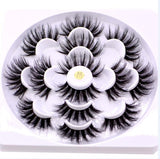 HBZGTLAD New 7 pairs natural false eyelashes fake lashes long makeup 3d mink lashes eyelash extension mink eyelashes for beauty