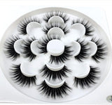 HBZGTLAD New 7 pairs natural false eyelashes fake lashes long makeup 3d mink lashes eyelash extension mink eyelashes for beauty