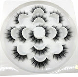 HBZGTLAD New 7 pairs natural false eyelashes fake lashes long makeup 3d mink lashes eyelash extension mink eyelashes for beauty
