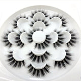 HBZGTLAD New 7 pairs natural false eyelashes fake lashes long makeup 3d mink lashes eyelash extension mink eyelashes for beauty
