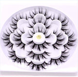 HBZGTLAD New 7 pairs natural false eyelashes fake lashes long makeup 3d mink lashes eyelash extension mink eyelashes for beauty