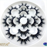 HBZGTLAD New 7 pairs natural false eyelashes fake lashes long makeup 3d mink lashes eyelash extension mink eyelashes for beauty