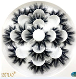 HBZGTLAD New 7 pairs natural false eyelashes fake lashes long makeup 3d mink lashes eyelash extension mink eyelashes for beauty