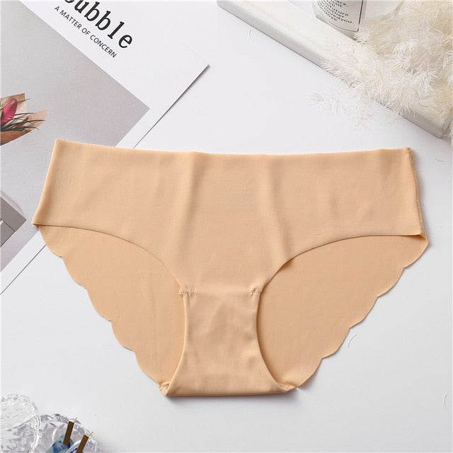 Sexy Briefs Seamless Panties Women Underwear Panties for Girls Women's Underpants  Solid Soft Lingerie One-piece Solid Colour