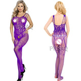 Sexy Open crotch fetish Bodystocking women erotic Lingerie porno babydoll Crotchless body suit underwear costumes latex catsuit