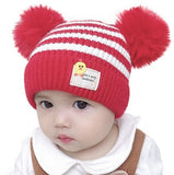 Winter Warm Baby Hats 4 colors Infant Toddlers Boys Girls Beanies&Beanies Pilot Caps Eargflap Hat baby Pilot Winter Warm Cap