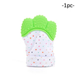 Silicone Teether 1pc Animal Dolphin Baby Teething Glove Panda Wrapper Sound Teething Chewable beads Newborn Toddler Food Grade