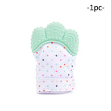 Silicone Teether 1pc Animal Dolphin Baby Teething Glove Panda Wrapper Sound Teething Chewable beads Newborn Toddler Food Grade