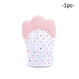 Silicone Teether 1pc Animal Dolphin Baby Teething Glove Panda Wrapper Sound Teething Chewable beads Newborn Toddler Food Grade