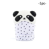 Silicone Teether 1pc Animal Dolphin Baby Teething Glove Panda Wrapper Sound Teething Chewable beads Newborn Toddler Food Grade