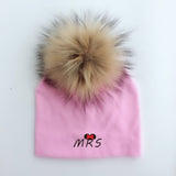 newborn cotton hats  baby pom pom  photo props mrs mr children's kids hat  boy accessories toddler girl cap bonnet  baby hats