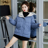 Orwindny Winter Coat Women 2020 Fashion Winter Jacket Women Cotton padded Parka Outwear Hooded 7 Colors Solid Female Jacket Coat