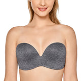 Women Silicone Bands Strapless Seamless Lift Ultimate Bra
