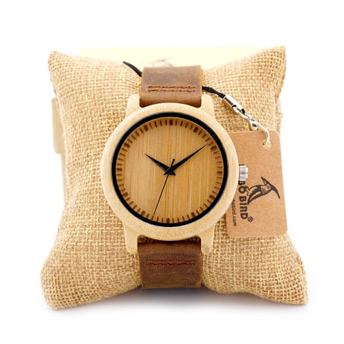 BOBO BIRD Timepieces Bamboo Couples Watches Lovers Handmade Natural Wood Luxury Wristwatches Ideal Gifts Items OEM Drop Shipping
