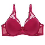 Lace Front Beauty Push Up Bra Women's Underwear Sexy Female Brassiere Lingerie Bralette for Women Lace Floral Back Closure Bras