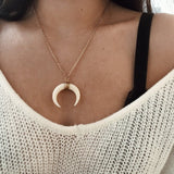 2020 New Female Fashion Crystal Heart Necklace Pendant Short Gold Chain Necklace Pendant Necklace Charm Gifts Girlfriends Gift