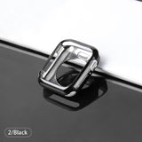 Watch case ultra-thin plated watch case for Apple 4 3 2 1 42MM 38MM soft transparent TPU cover for iWatch 5 44MM 40MMaccessories