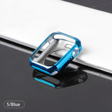 Watch case ultra-thin plated watch case for Apple 4 3 2 1 42MM 38MM soft transparent TPU cover for iWatch 5 44MM 40MMaccessories