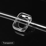 Watch case ultra-thin plated watch case for Apple 4 3 2 1 42MM 38MM soft transparent TPU cover for iWatch 5 44MM 40MMaccessories