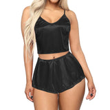 2020 Two Pieces Bra Sets Velvet Sexy Underwear Lingerie Sets Ladies Intimates Tops And Pants Sleepwear Babydoll Sets Clothing