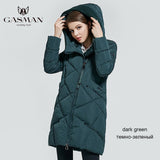 GASMAN 2019 Winter Collection Brand Fashion Thick Women Winter Bio Down Jackets Hooded Women Parkas Coats Plus Size 5XL 6XL 1702