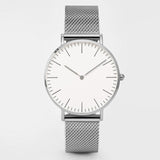 Fashion Women Watches Ultra Thin Stainless Steel Mesh Belt Quartz Wrist Watch Ladies Dress Watch Classic Rose Gold Clock Casual