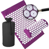 Non-Slip Acupressure Cushion Massage Mat Body Pain Spike Fitness Pilates Exercise Pillow Yoga Mat Gift Bag Applicator kuznetsov