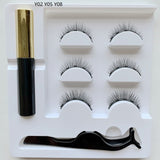 Magnetic faux cils Eyelash liquid eyeliner maquillaje False Eyelashes & Tweezer Set magnetic makeup extension