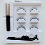 Magnetic faux cils Eyelash liquid eyeliner maquillaje False Eyelashes & Tweezer Set magnetic makeup extension