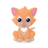 Keep&Grow 1pcs Baby Animal Silicone Teethers Dog Dinosaur Koala Baby Teething Product Accessories For Pacifier Chains BPA Free