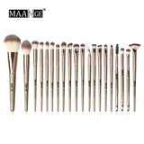MAANGE Pro 12/18/20 pcs Makeup brushes set + Bag + Sponge Beauty Powder Foundation Eyeshadow Make up Brush With Natural Hair