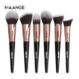 MAANGE Pro 12/18/20 pcs Makeup brushes set + Bag + Sponge Beauty Powder Foundation Eyeshadow Make up Brush With Natural Hair