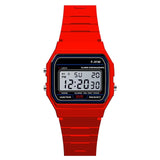 Pink Children Digital Watches Silicone Strap Boys Girls Electronic Watch Chronograph Alarm Cute Students LED Clock Montre Enfant