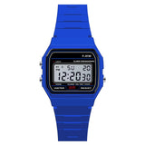 Pink Children Digital Watches Silicone Strap Boys Girls Electronic Watch Chronograph Alarm Cute Students LED Clock Montre Enfant