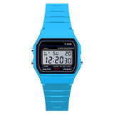 Pink Children Digital Watches Silicone Strap Boys Girls Electronic Watch Chronograph Alarm Cute Students LED Clock Montre Enfant