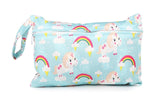 Waterproof Reusable Wet Bag For Nursing Menstrual Pad Baby Cloth Diaper Nappy Travel Wetbag Maternity Diaper Bag 30*36 15*22.5cm