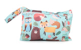 Waterproof Reusable Wet Bag For Nursing Menstrual Pad Baby Cloth Diaper Nappy Travel Wetbag Maternity Diaper Bag 30*36 15*22.5cm