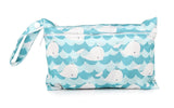 Waterproof Reusable Wet Bag For Nursing Menstrual Pad Baby Cloth Diaper Nappy Travel Wetbag Maternity Diaper Bag 30*36 15*22.5cm