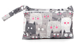 Waterproof Reusable Wet Bag For Nursing Menstrual Pad Baby Cloth Diaper Nappy Travel Wetbag Maternity Diaper Bag 30*36 15*22.5cm
