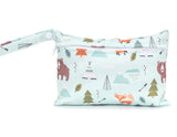 Waterproof Reusable Wet Bag For Nursing Menstrual Pad Baby Cloth Diaper Nappy Travel Wetbag Maternity Diaper Bag 30*36 15*22.5cm