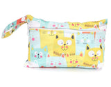 Waterproof Reusable Wet Bag For Nursing Menstrual Pad Baby Cloth Diaper Nappy Travel Wetbag Maternity Diaper Bag 30*36 15*22.5cm