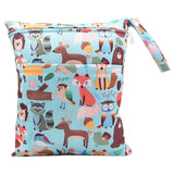 Waterproof Reusable Wet Bag For Nursing Menstrual Pad Baby Cloth Diaper Nappy Travel Wetbag Maternity Diaper Bag 30*36 15*22.5cm