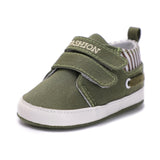 Infant Babies Boy Girl Shoes Sole Soft Canvas Solid Footwear For Newborns Toddler Crib Moccasins 4 Colors Available