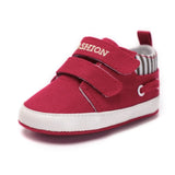 Infant Babies Boy Girl Shoes Sole Soft Canvas Solid Footwear For Newborns Toddler Crib Moccasins 4 Colors Available