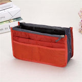 Tote Cosmetic Bag For Women Double Zipper Makeup Bag Toiletries Grooming Kit Large Nylon Travel Insert Organizer Handbag Purse