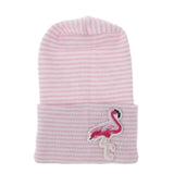 Big Bows Hospital Chiffon Newborn Hats Knitted Soft New Born Nursing Beanie Hat Photo Props Newborn Accessories for 0-6M Girls